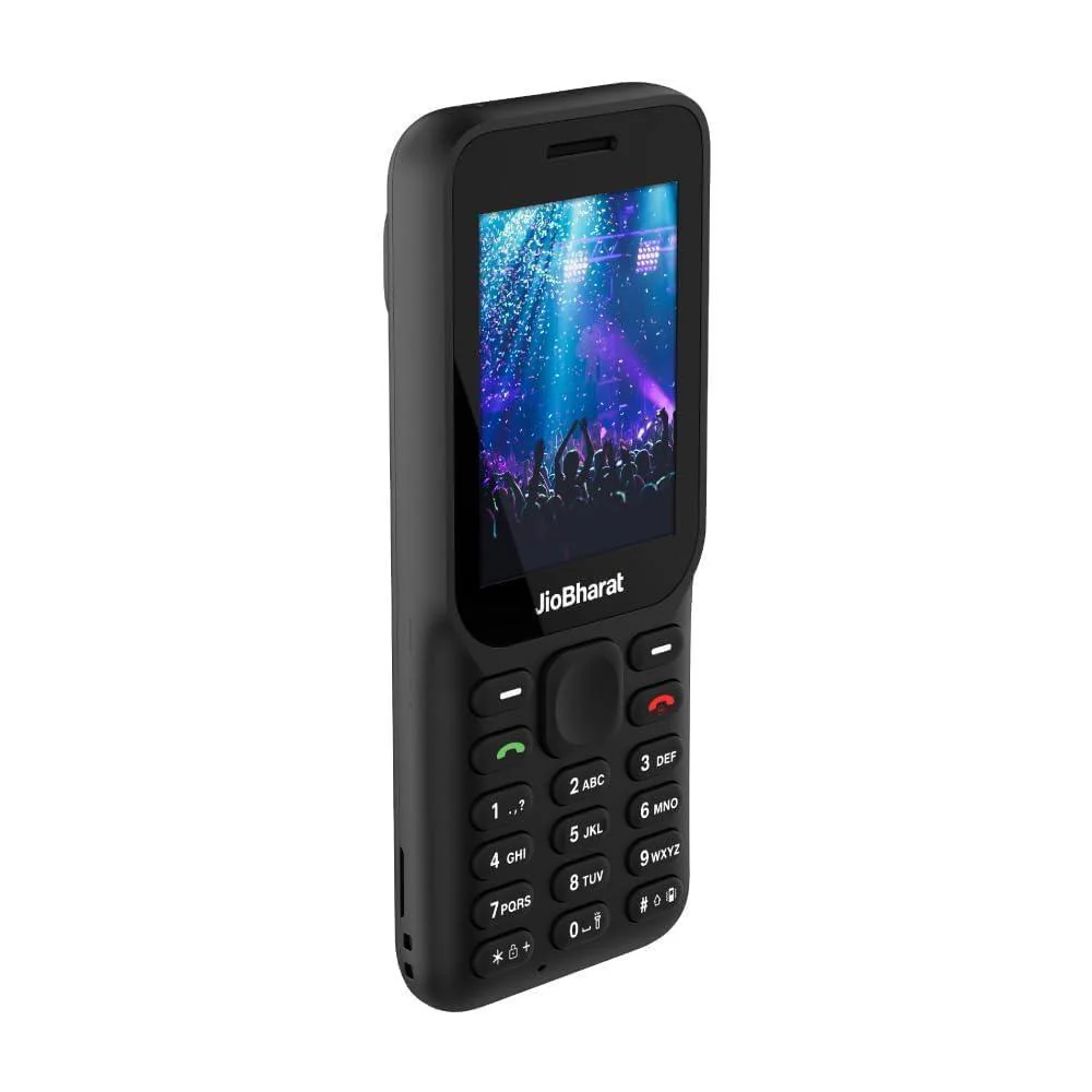 AMANDEEP Singh Creative JioBharat B1 4G Keypad Phone with JioCinema, 2.4 Inch Big Display | Black Refurbished - Image 5