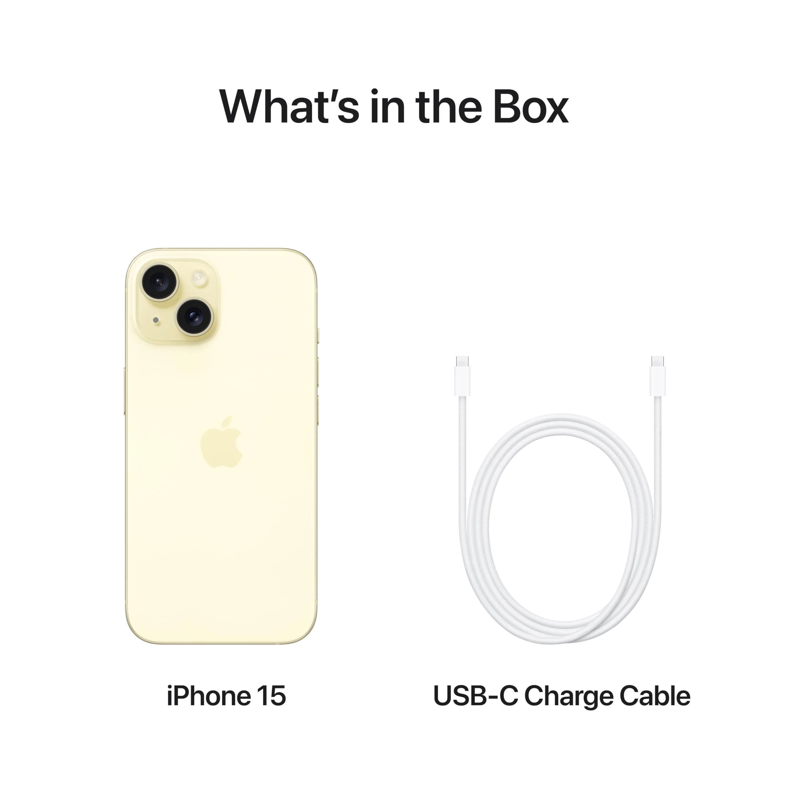 Apple iPhone 15 (128 GB) - Yellow Preowned - Image 2