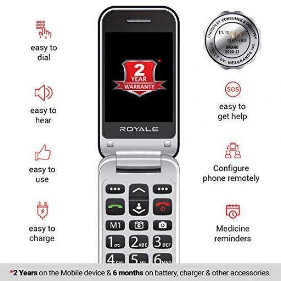 Easyfone Royale for Seniors - 2.4” Flip Phone Refurbished - Image 4