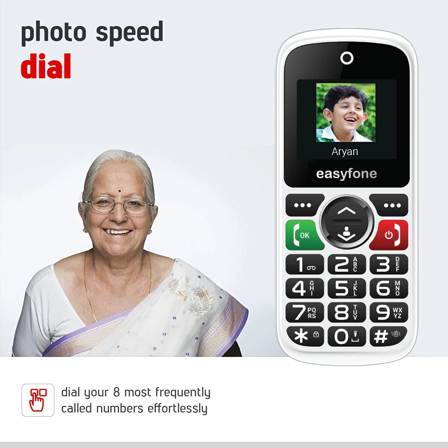 Easyfone Udaan2 1.8" Display with 20+ Senior Citizen Friendly Features Like Loud Sound Refurbished - Image 5