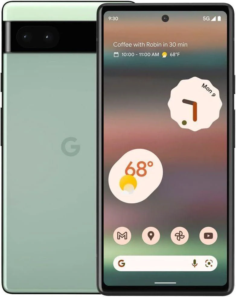 Google Pixel 6a GX7AS - 128GB Sage Green 6.1''  Refurbished