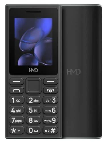 HMD 105 Keypad Phone with Built-in UPI App, Phone Talker, Long-Lasting Battery, Wireless FM Radio | Black Refurbished