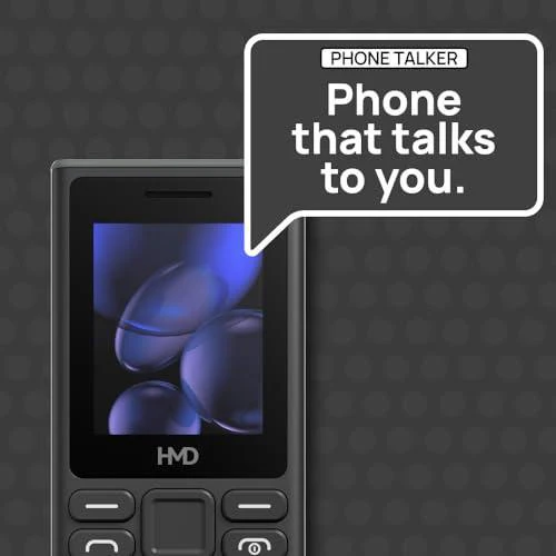 HMD 105 Keypad Phone with Built-in UPI App, Phone Talker, Long-Lasting Battery, Wireless FM Radio | Black Refurbished - Image 6