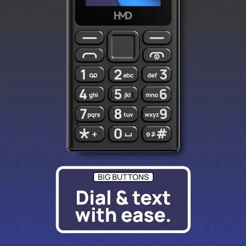 HMD 110 Keypad Phone with Built-in Scan & Pay UPI App, Rear Camera Refurbished - Image 4