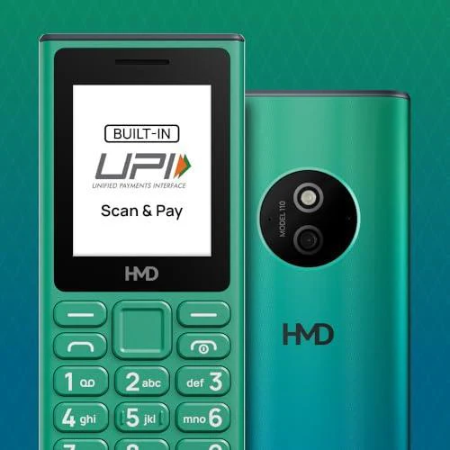 HMD 110 Keypad Phone with Built-in Scan & Pay UPI App, Rear Camera Refurbished - Image 5