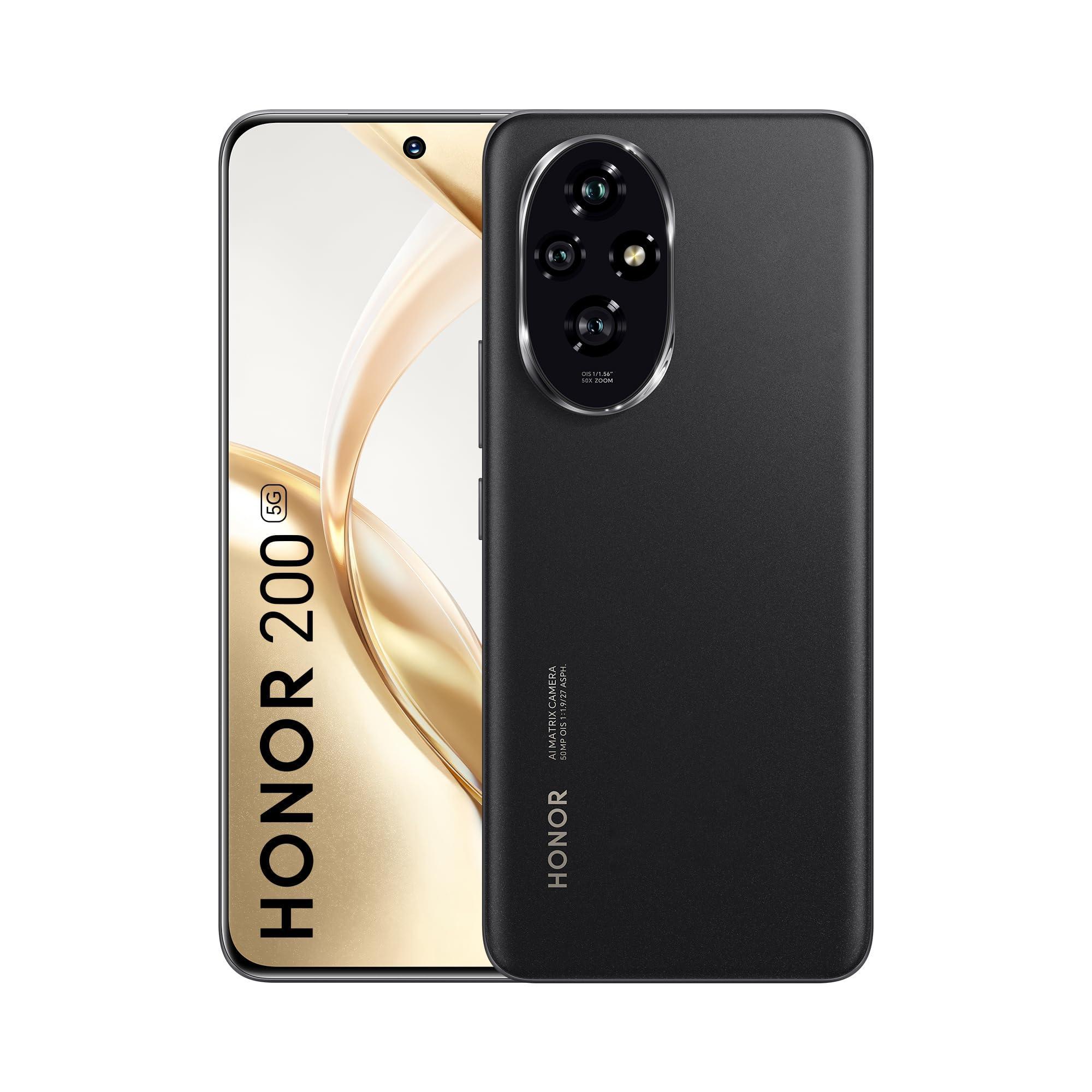 HONOR 200 5G (Black, 12GB + 512GB) Refurbished