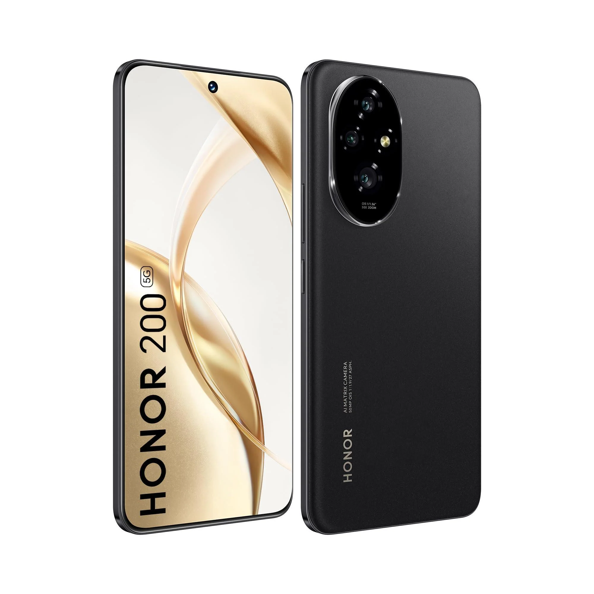 HONOR 200 5G (Black, 8GB + 256GB) | 6.7-inch AMOLED Quad-Curved Display Preowned - Image 2
