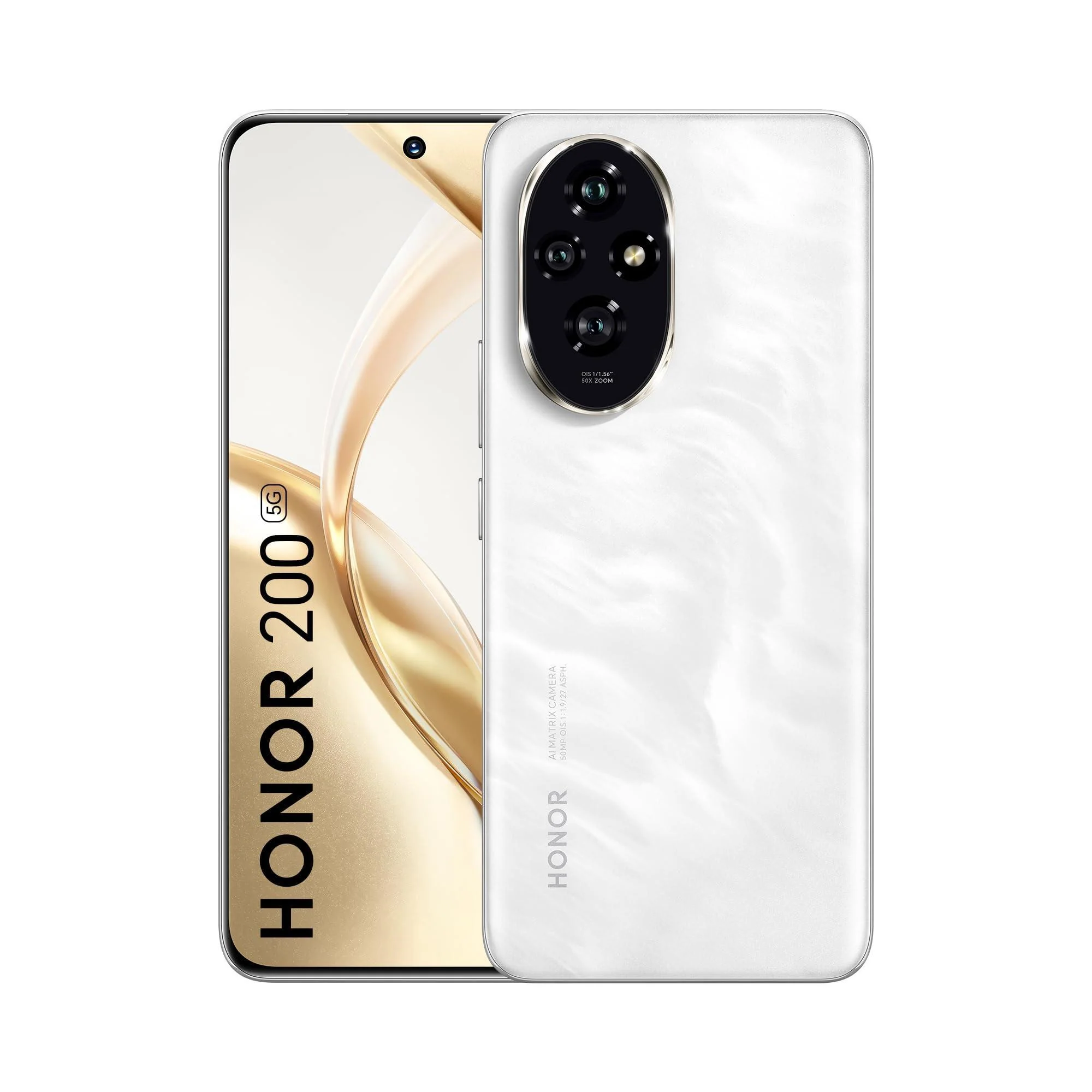 HONOR 200 5G (Moonlight White, 8GB + 256GB) | 6.7-inch AMOLED Quad-Curved Display Preowned