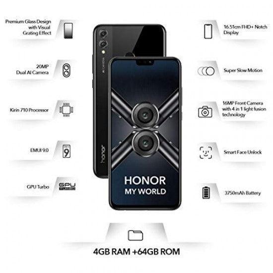 Honor 8X (Black, 4GB RAM, 64GB Storage) - Image 3