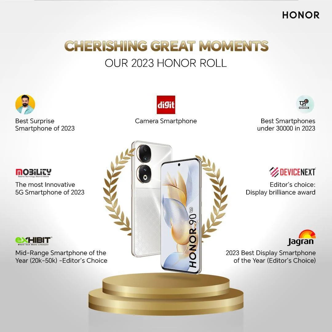 HONOR 90 (Emerald Green, 8GB + 256GB) | India's First Eye Risk-Free Display Used - Image 6