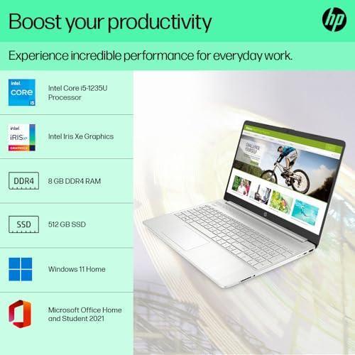 HP 15s 12th Gen Intel Core i5, 15/6inch (39.6 cm), 8GB RAM, 512GB SSD Refurbished - Image 8