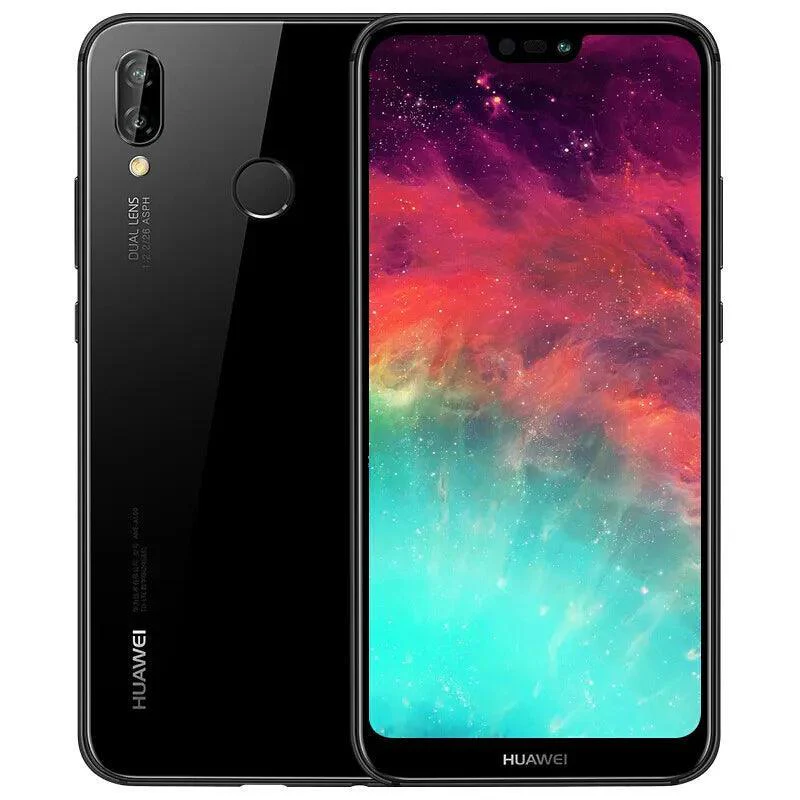 Huawei Nova 3e 4G LTE Mobile Phone 4GB RAM 64GB 128GB ROM Kirin 659 Octa Core Android 5.84" Full Screen FHD 24.0MP Refurbished