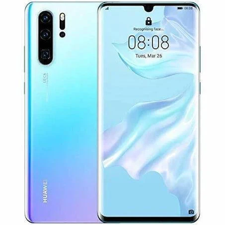 Huawei P30 128GB Aurora 4G Dual Sim Smartphone, Refurbished