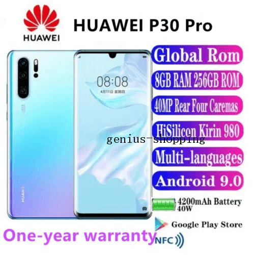 HUAWEI P30 PRO VOG-L04/L29 128GB 256GB 4G Android Refurbished
