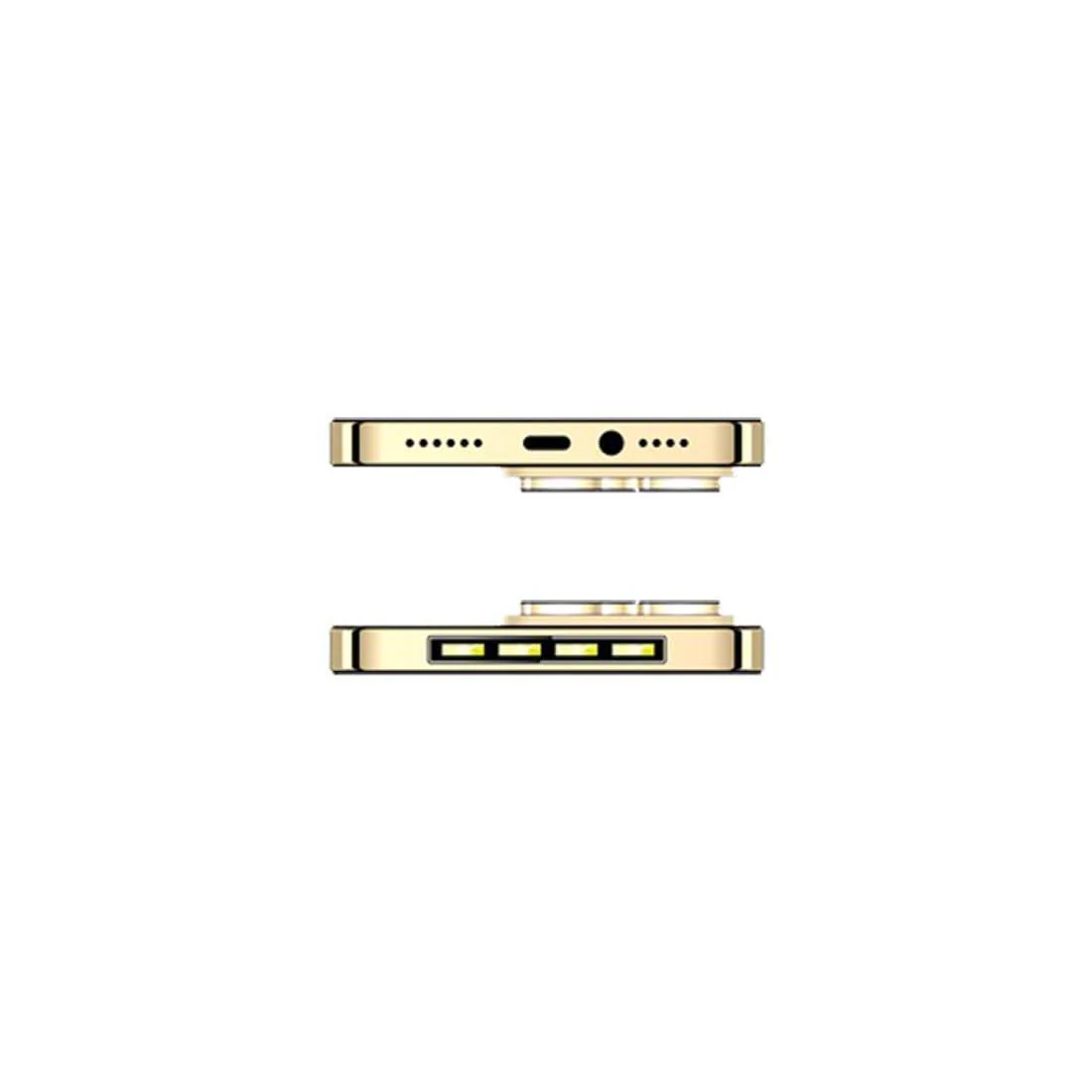 IKALL Big Display Premium Keypad Mobile Feature Phone with Attractive Design, 2000 mAh Built-in Battery - K999 (Gold) - Image 6
