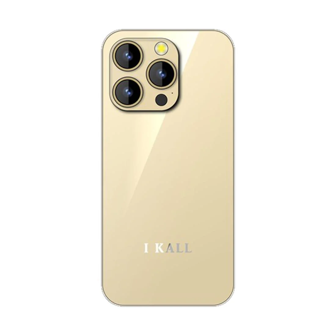 IKALL Big Display Premium Keypad Mobile Feature Phone with Attractive Design, 2000 mAh Built-in Battery - K999 (Gold) - Image 8