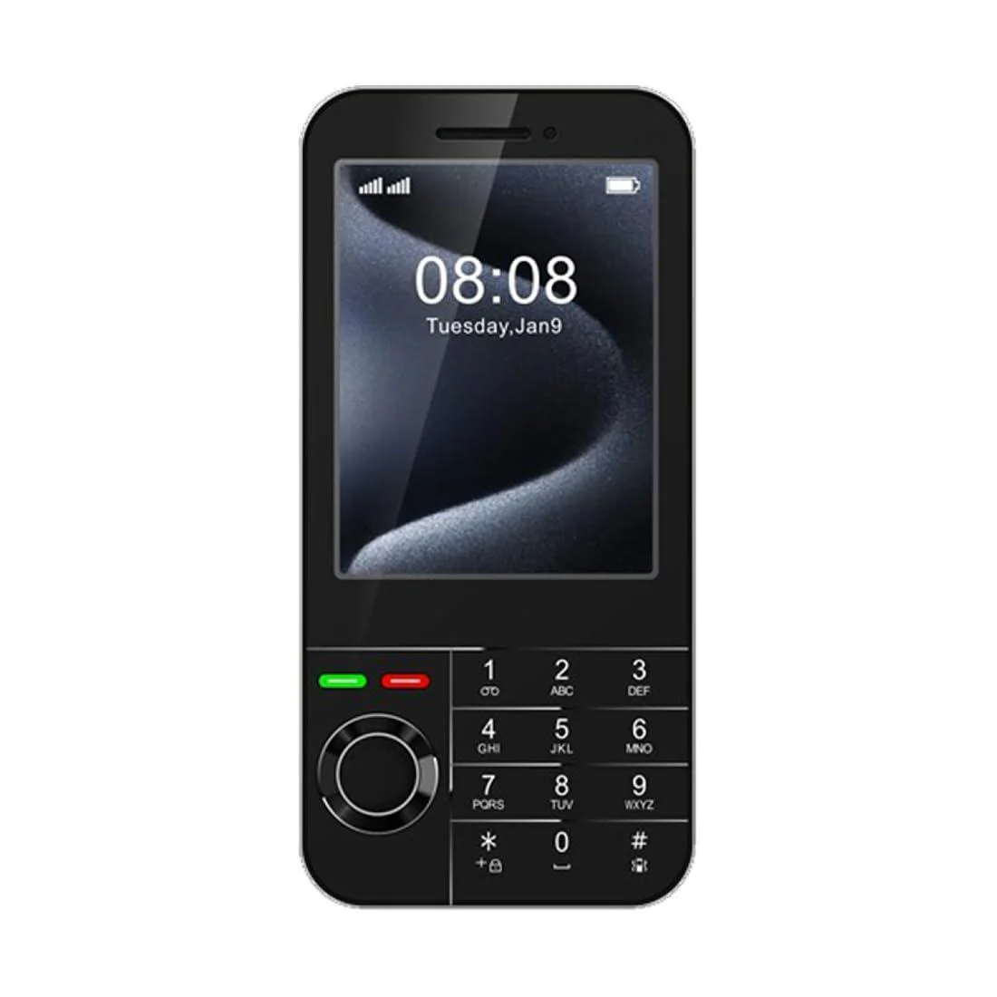 IKALL Big Display Premium Keypad Mobile Feature Phone with Attractive Design, 2000 mAh Built-in Battery - K999 (Gold) - Image 9