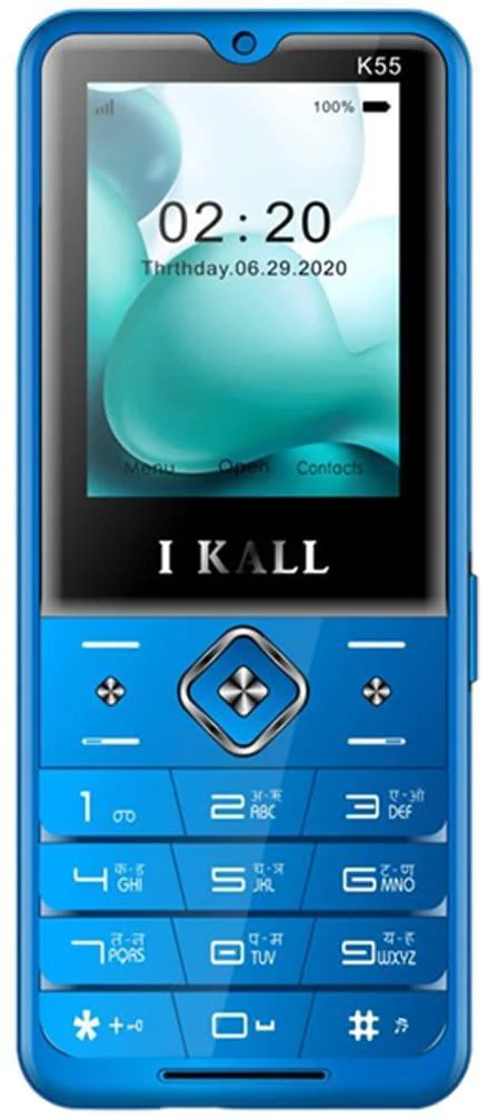 IKALL K55 Keypad Mobile with Big Battery (2.4 Inch Display, Strong Torch) (Blue) - Image 6