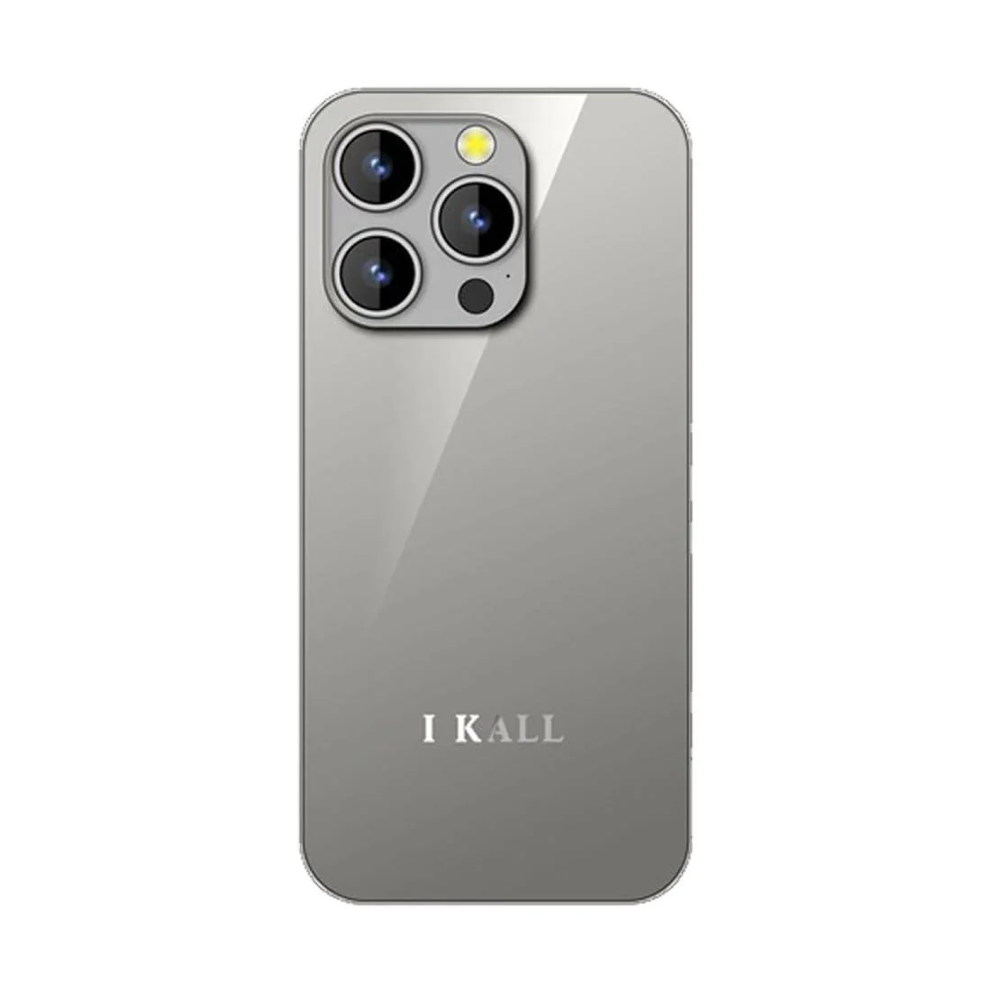 IKALL K999-3.36 inch Big Display with Premium Back Design, Type-C Charging, 2000 mAh Built-in Large Battery, Dual Sim - Silver - Image 8