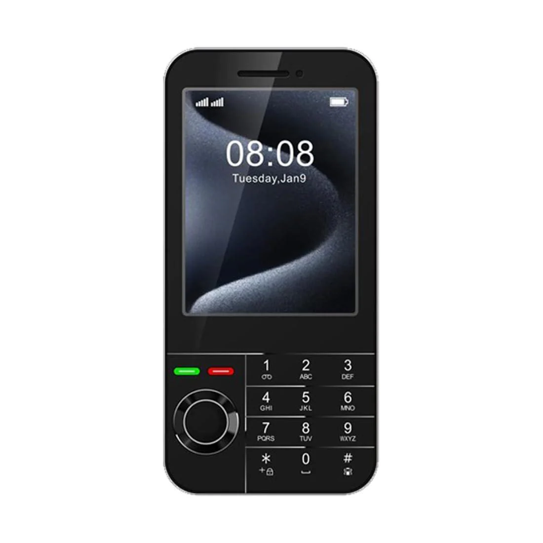 IKALL K999-3.36 inch Big Display with Premium Back Design, Type-C Charging, 2000 mAh Built-in Large Battery, Dual Sim - Silver - Image 9