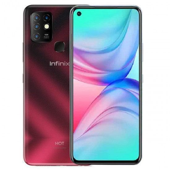 Infinix Hot 10 (Amber Red 6 GB RAM / 128 GB Storage) Refurbished