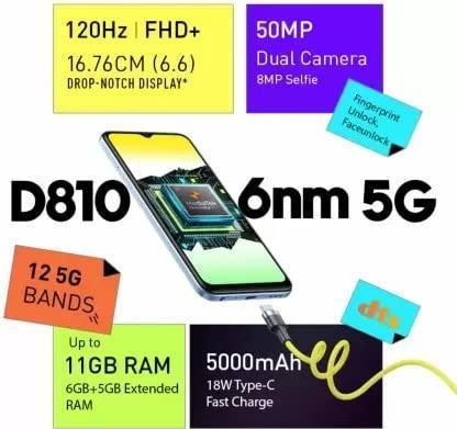 Infinix Hot 20 5G (128 GB) (6 GB RAM) (Blaster Green) Refurbished - Image 3