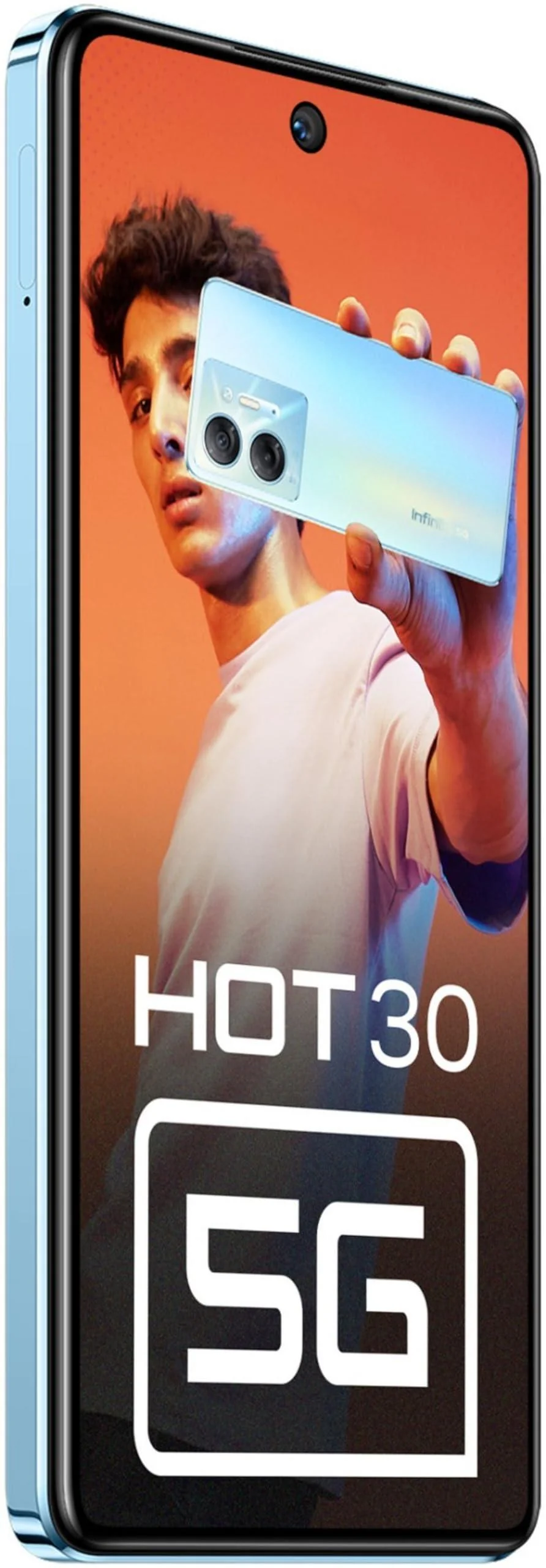Infinix HOT 30 5G (128 GB) (8 GB RAM) (Aurora Blue) Refurbished - Image 5