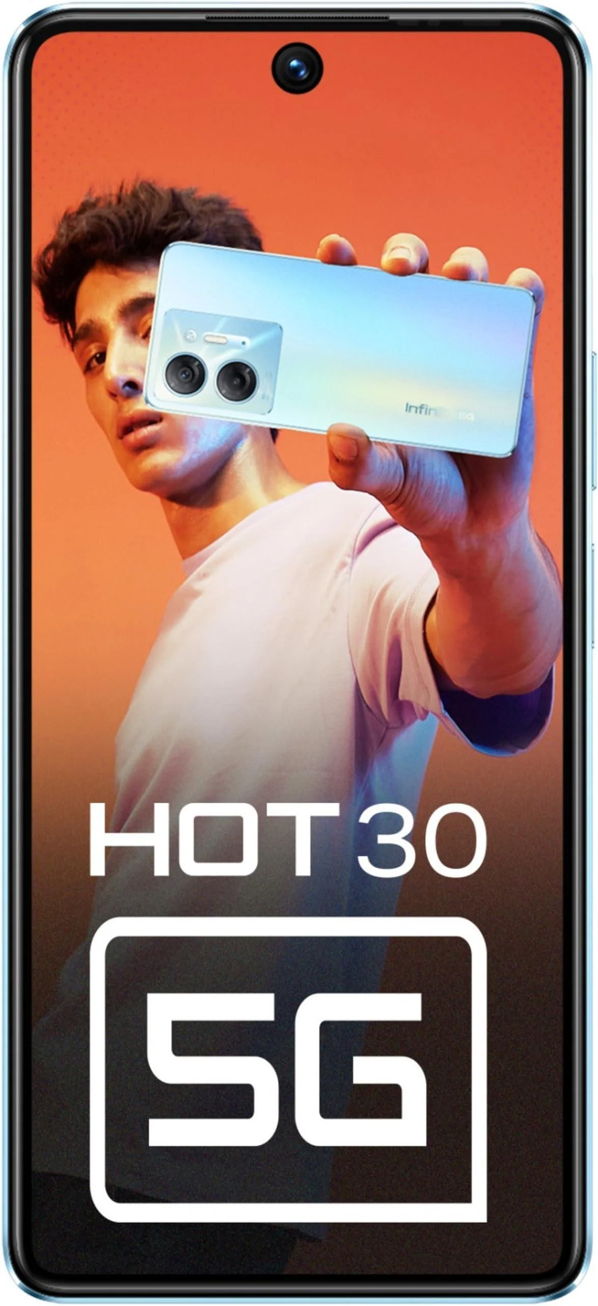 Infinix HOT 30 5G (128 GB) (8 GB RAM) (Aurora Blue) Refurbished - Image 8
