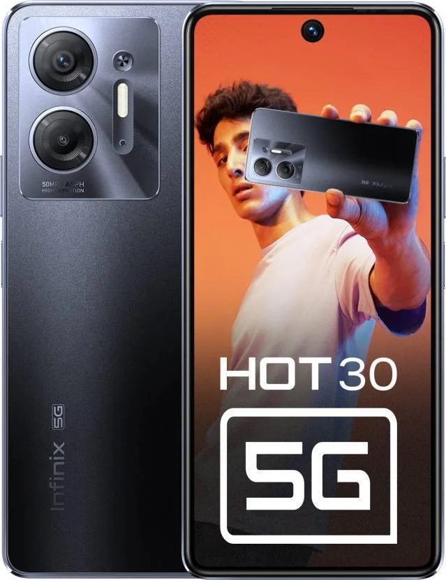 Infinix HOT 30 5G (Knight Black, 128 GB) (4 GB RAM) Refurbished