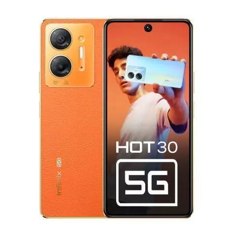 Infinix Hot 30 5G, Miaomi Orange (4GB, 128GB) Refurbished