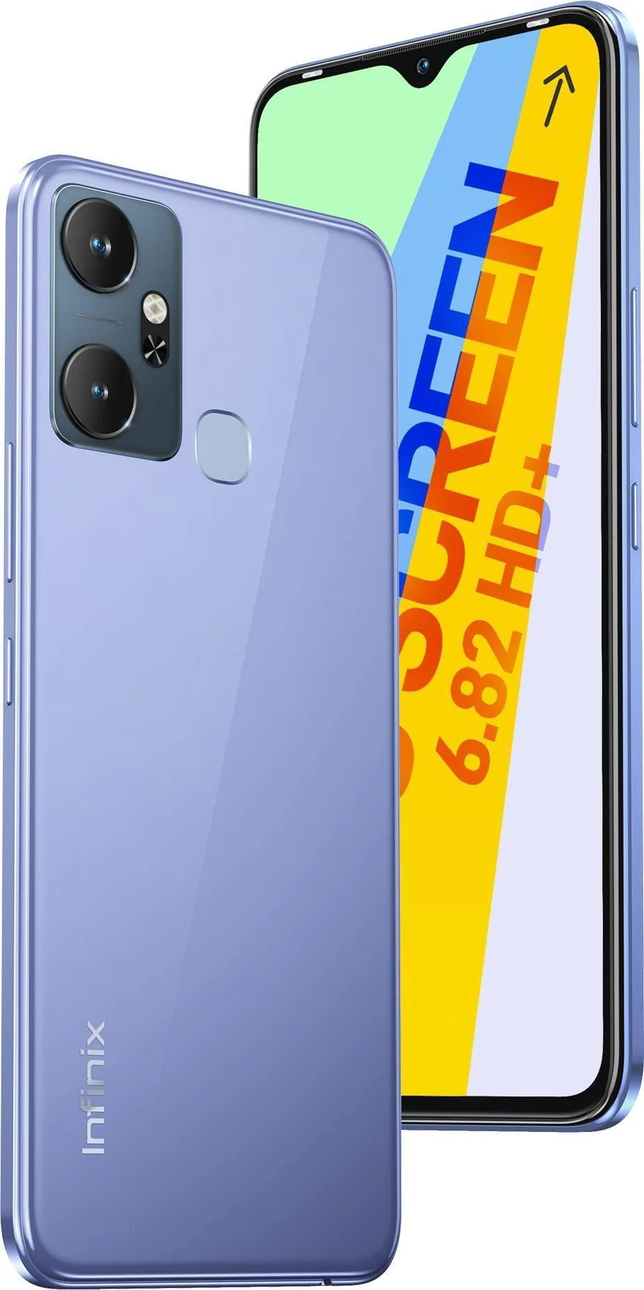 Infinix Smart 6 Plus (Crystal Violet, 64 GB) (3 GB RAM) Refurbished
