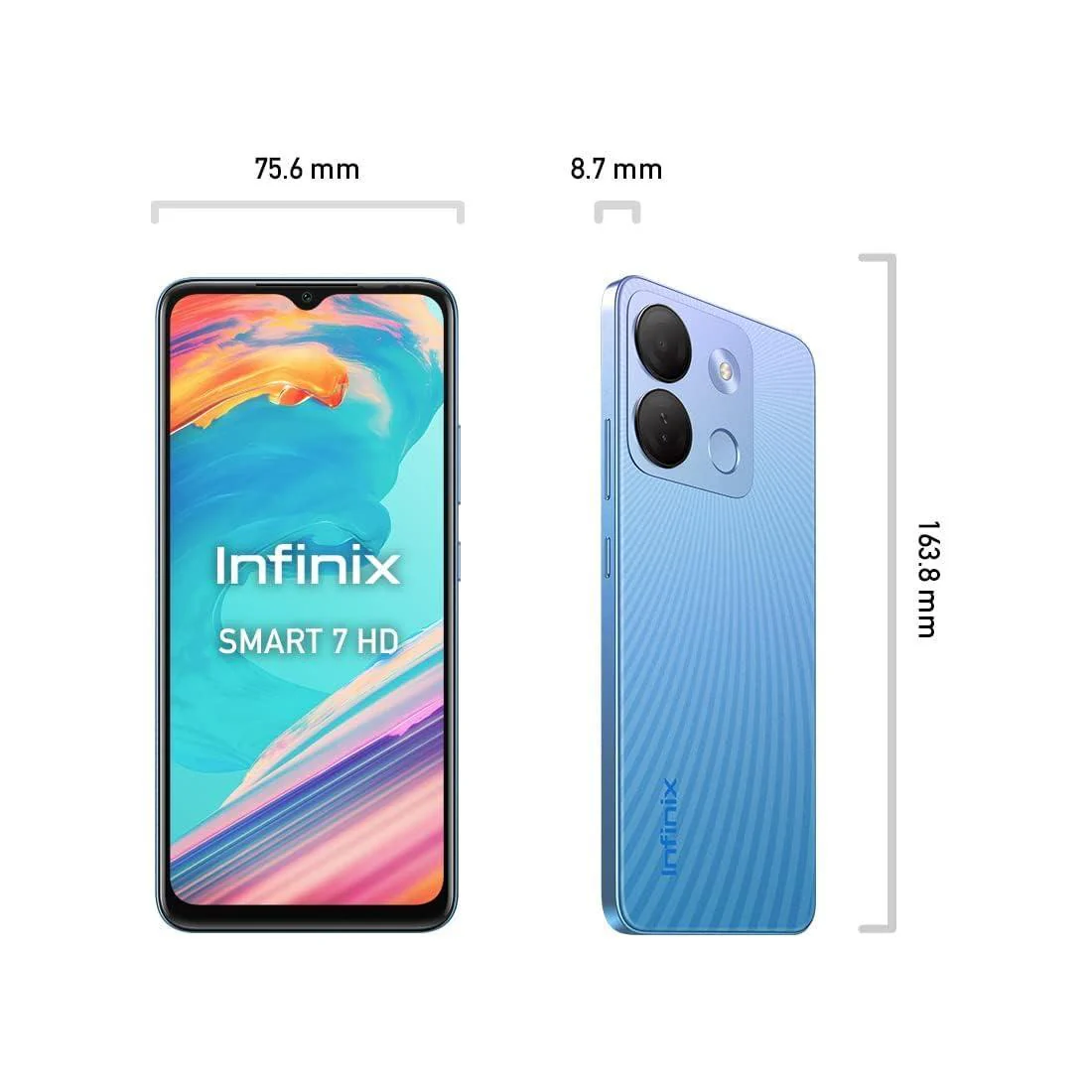 Infinix Smart 7 HD (64 GB) (2 GB RAM) (Silk Blue) Refurbished - Image 7