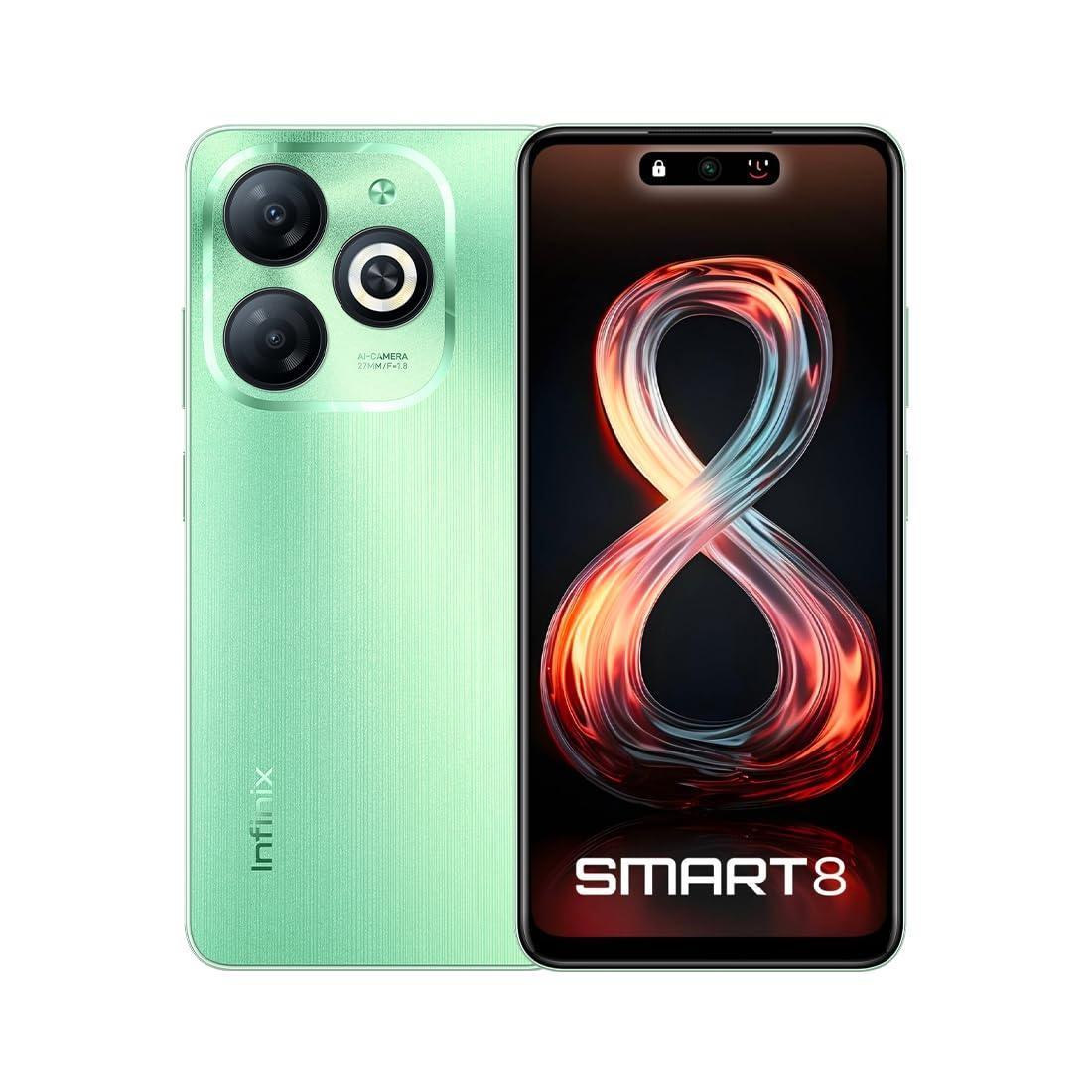 Infinix Smart 8 HD (64 GB) 3GB RAM (Crystal Green) Preowned