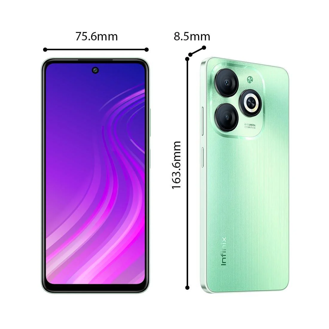 Infinix Smart 8 HD (64 GB) 3GB RAM (Crystal Green) Preowned - Image 6