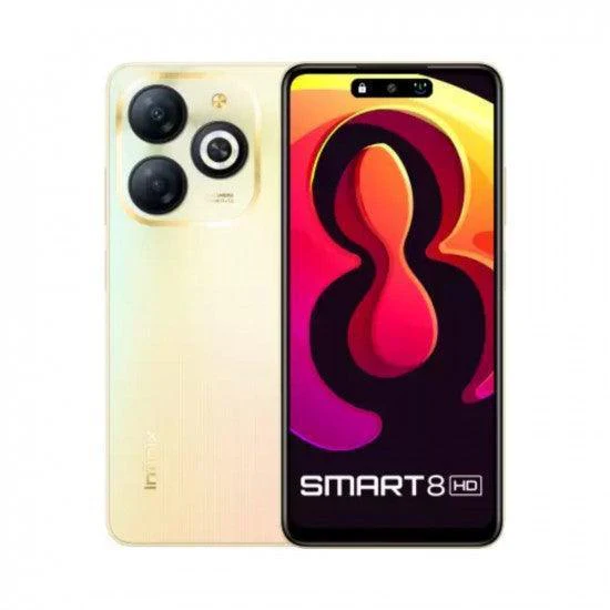 Infinix SMART 8 HD (Shiny Gold, 64 GB) (3 GB RAM) Refurbished