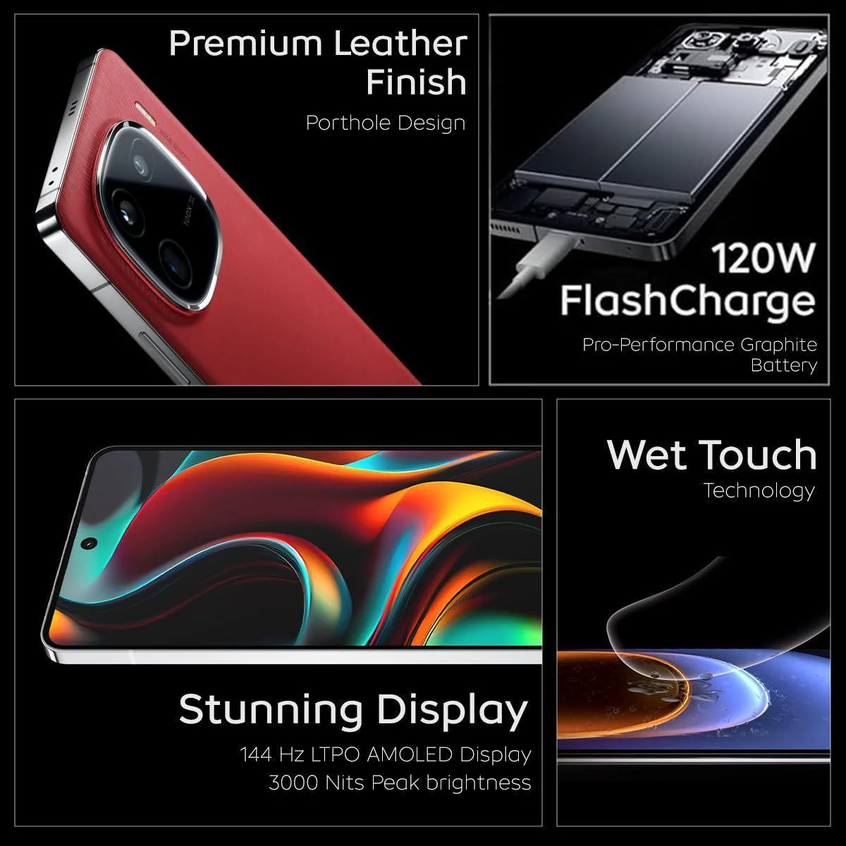 iQOO 12 5G (Desert Red, 16GB RAM, 512GB Storage) Refurbished - Image 3