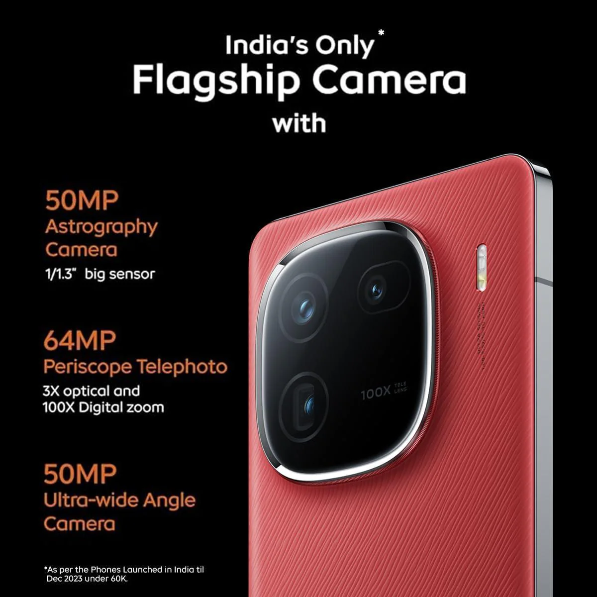 iQOO 12 5G (Desert Red, 16GB RAM, 512GB Storage) Refurbished - Image 4