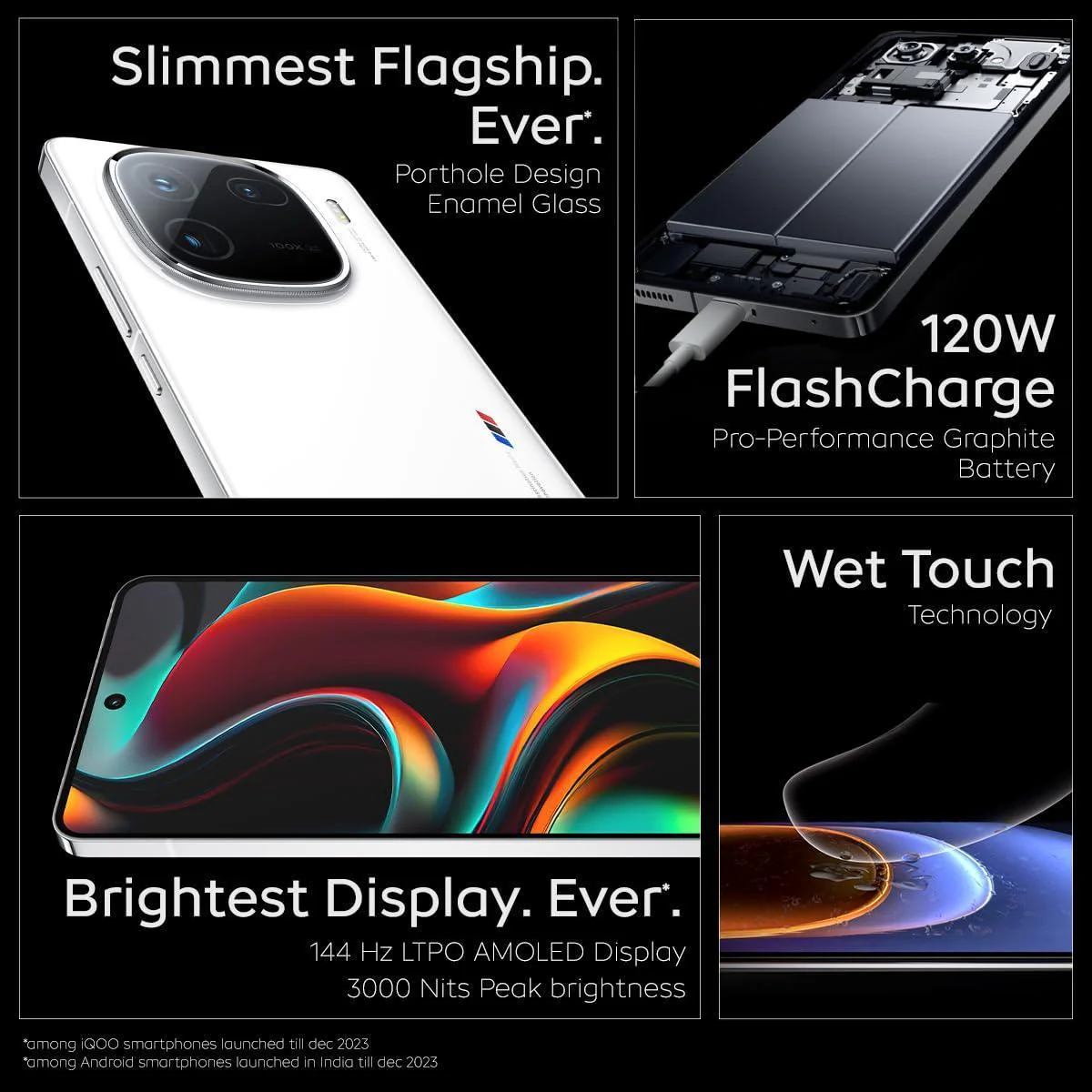 iQOO 12 5G (Legend, 16GB RAM, 512GB Storage) | India's 1st Snapdragon® 8 Gen 3 Mobile Platform | India's only Flagship with 50MP + 50MP + 64MP Camera - Image 3