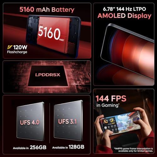 iQOO Neo9 Pro 5G (Conqueror Black, 12GB RAM, 256GB Storage) | Snapdragon 8 Gen 2 Processor | Supercomputing Chip Q1 | Flagship Level Sony IMX920 Camera - Image 3