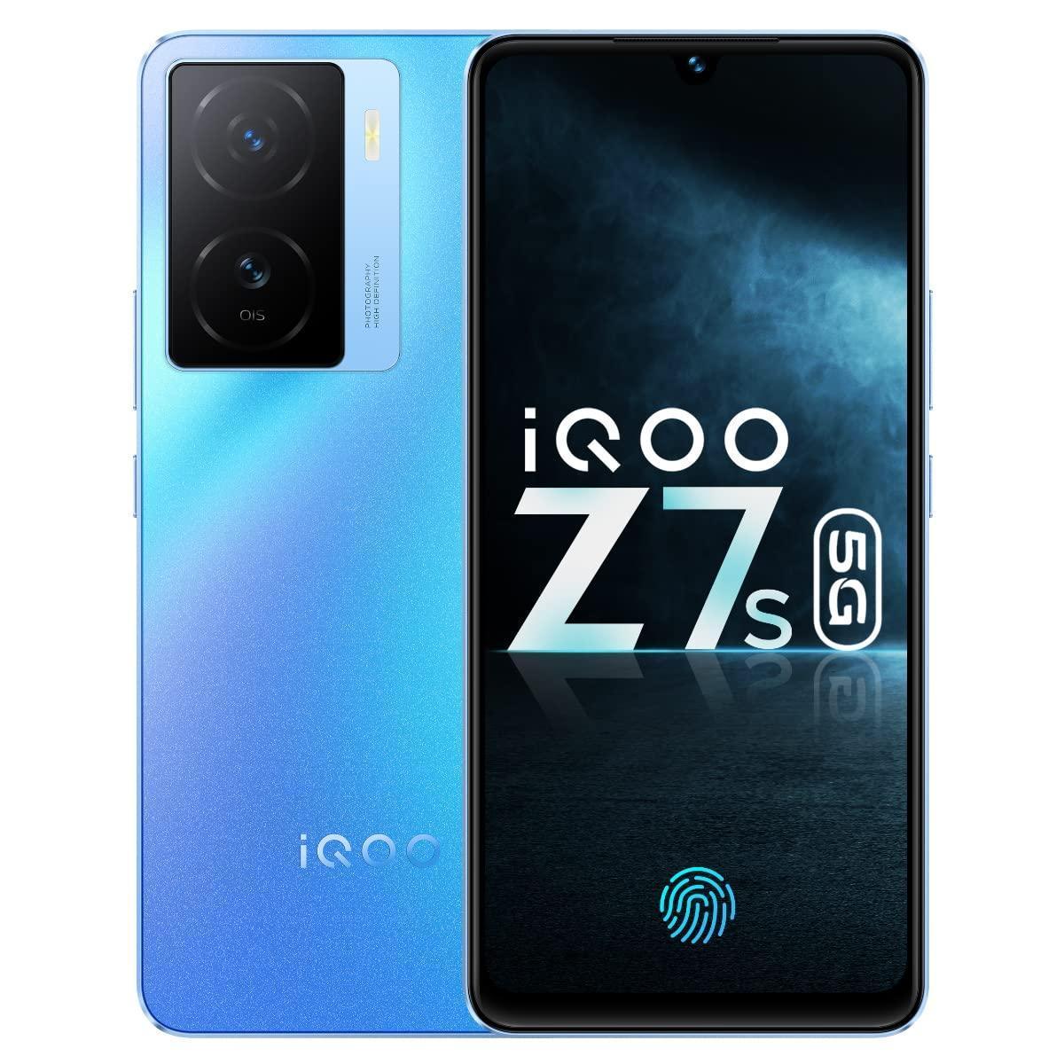 iQOO Z7s 5G by vivo (Norway Blue, 6GB RAM, 128GB Storage) Used