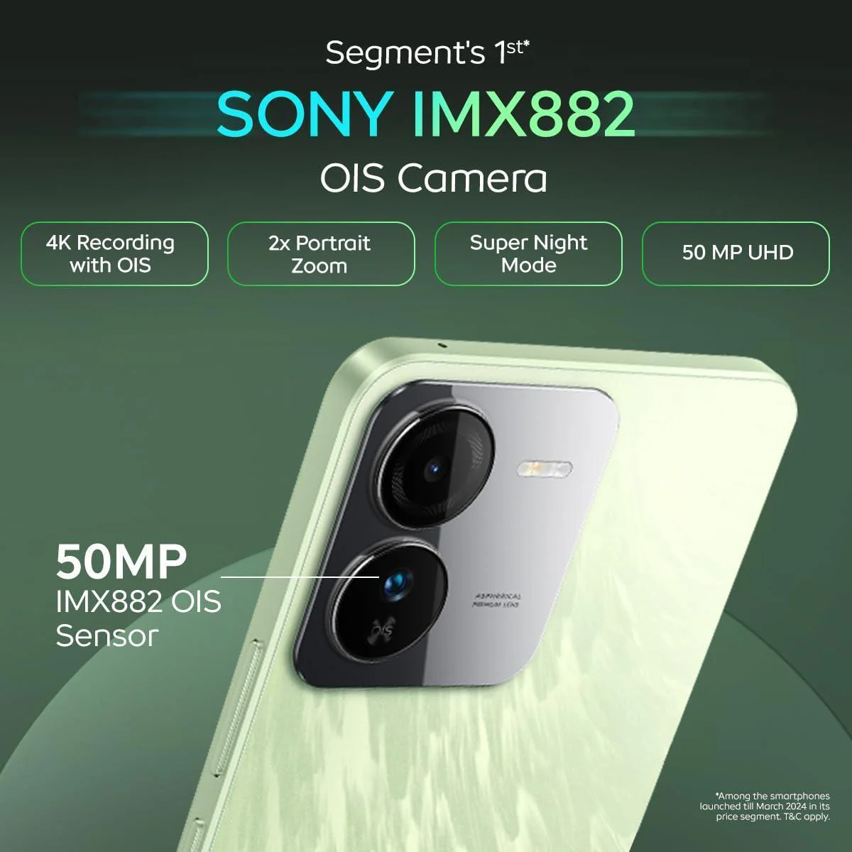 iQOO Z9 5G (Brushed Green, 8GB RAM, 256GB Storage) | Dimensity 7200 5G Processor Used - Image 4
