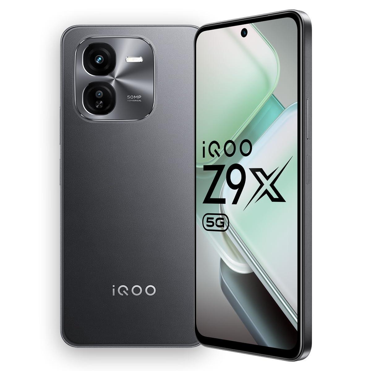 iQOO Z9x 5G (Storm Grey, 4GB RAM, 128GB Storage) Refurbished