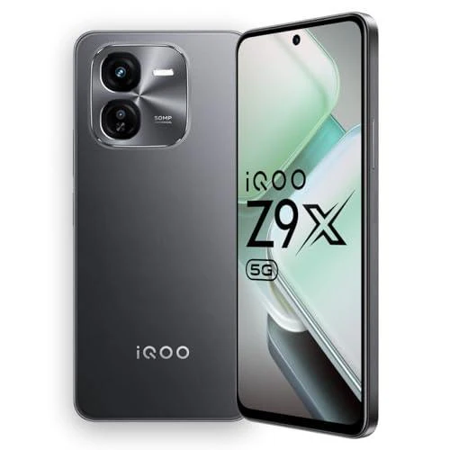 iQOO Z9x 5G (Storm Grey, 6GB RAM, 128GB Storage) | Snapdragon 6 Gen 1 with 560k+ AnTuTu Score Refurbished