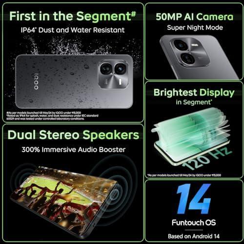 iQOO Z9x 5G (Storm Grey, 6GB RAM, 128GB Storage) | Snapdragon 6 Gen 1 with 560k+ AnTuTu Score Refurbished - Image 3