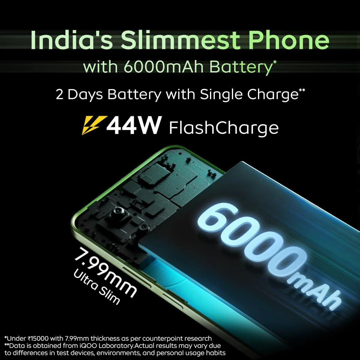 iQOO Z9x 5G (Tornado Green, 8GB RAM, 128GB Storage) Refurbished - Image 5