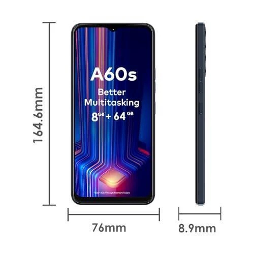itel A60s (4GB RAM + 64GB ROM, Up to 8GB RAM with Memory Fusion Preowned - Image 3