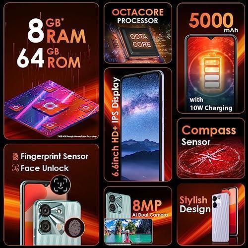 itel A60s (4GB RAM + 64GB ROM, Up to 8GB RAM with Memory Fusion Preowned - Image 4