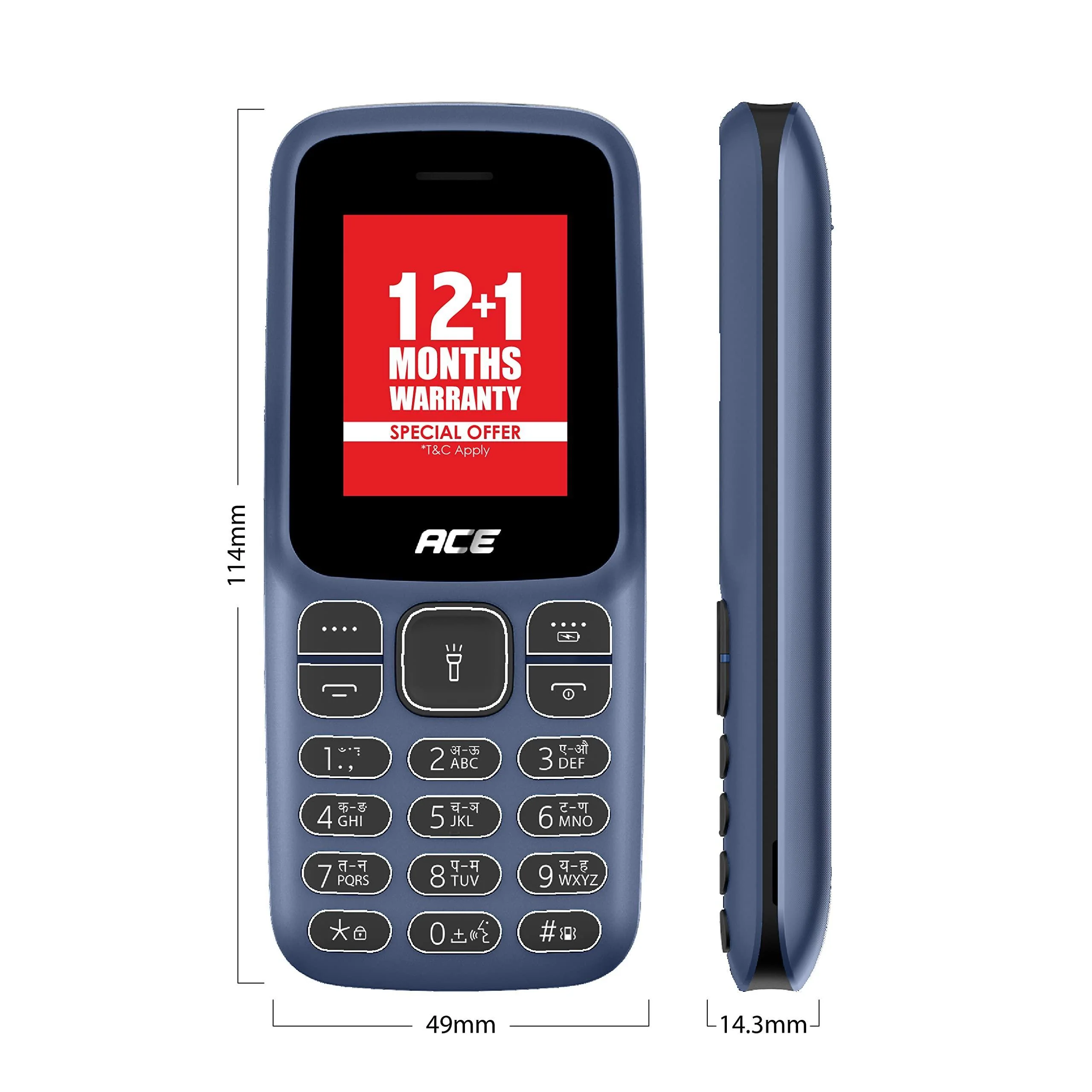 Itel Ace2 Comes with 1.8" Display Size, 1000 mAh Battery, Bluetooth with Kingtalker Refurbished - Image 4
