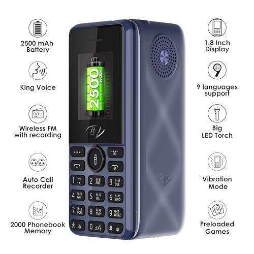 Itel Ace2 Power Deep Blue Refurbished - Image 2