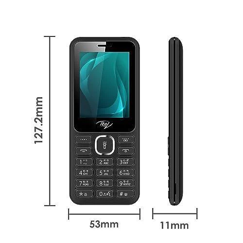 itel it5027 Keypad Mobile Phone with 2.4 inch Display Size |11mm Slim Body| 1200 mAh Battery| King Voice | Black - Image 2